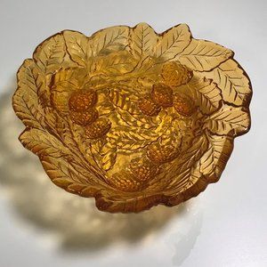 Fenton Amber Dish Vintage